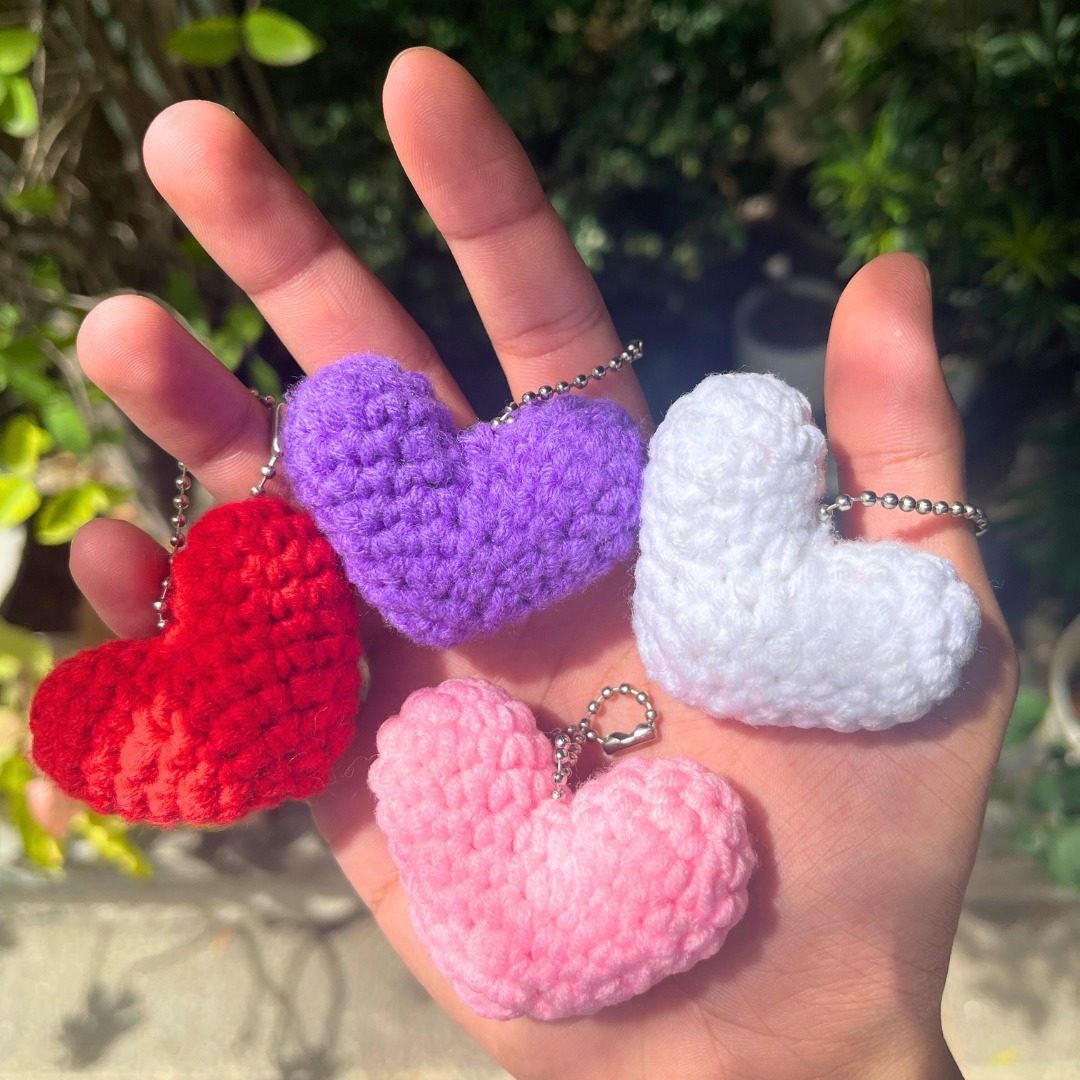 Heart keychains