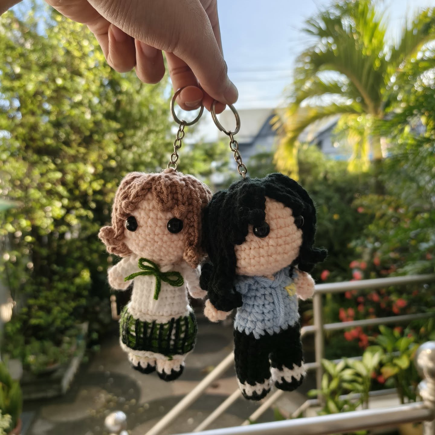 Mini plushie keychains